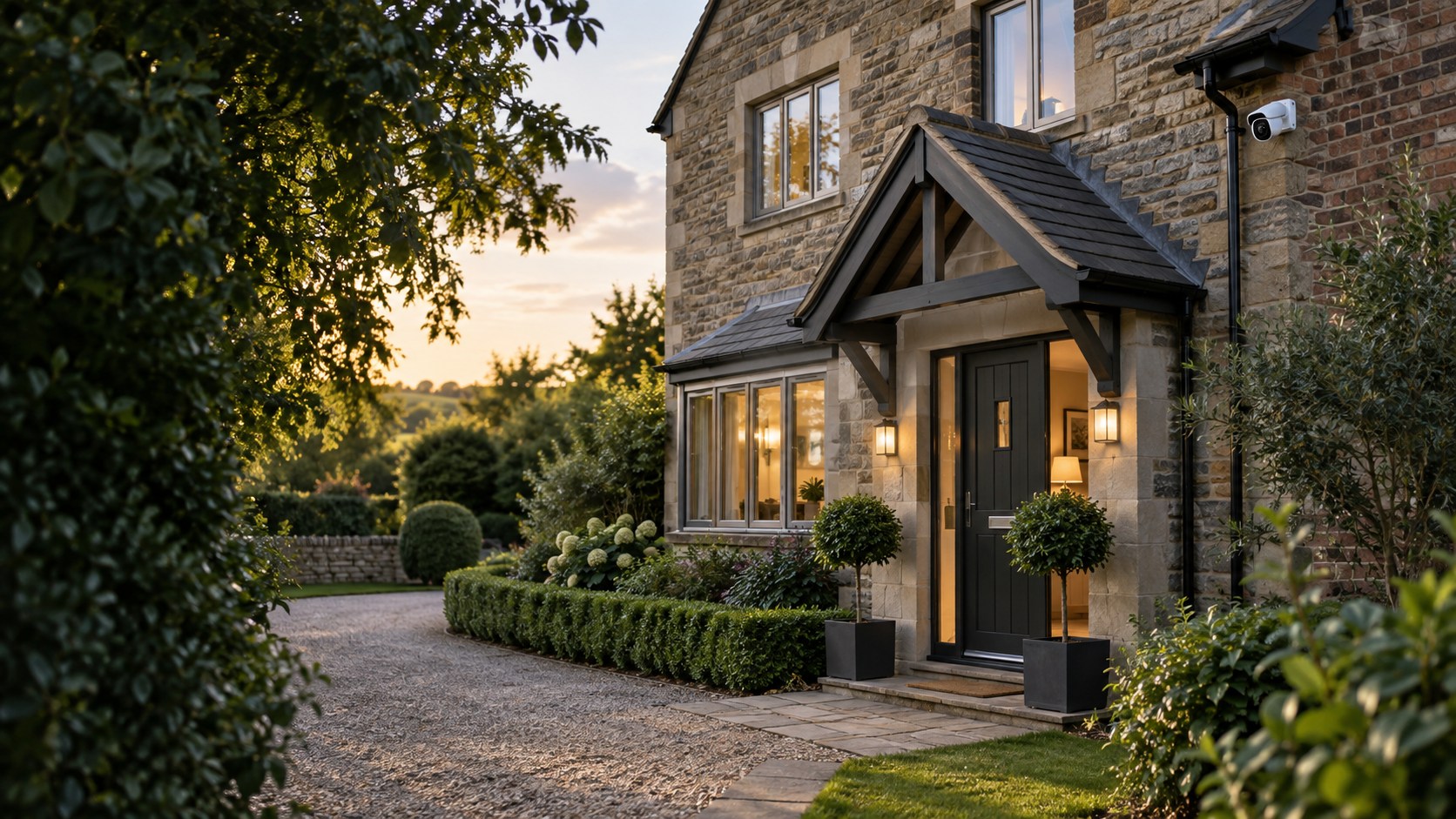 Illustrative home ready for a tailored security system